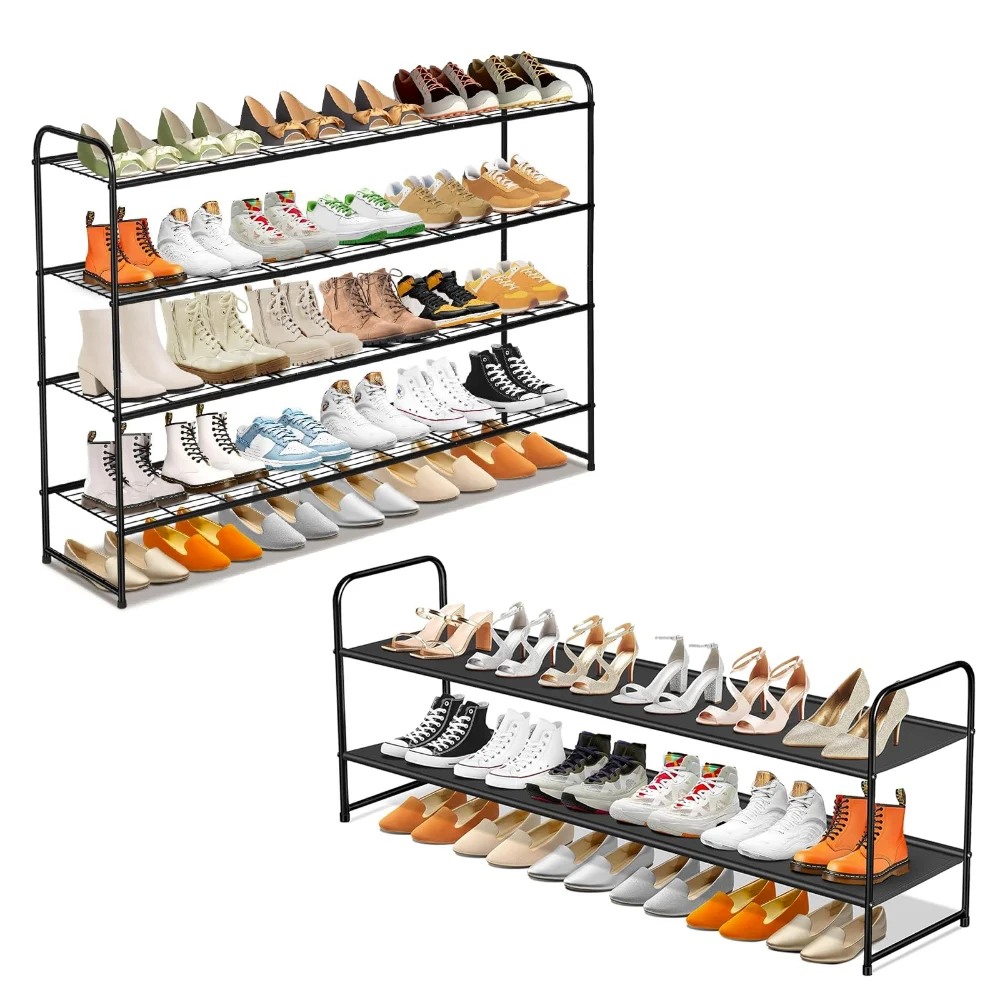 Sleeping Lamb set: 4-tier and 2-tier shoe racks