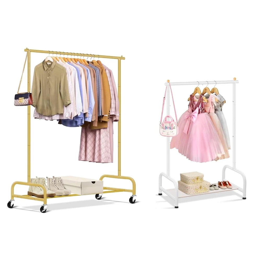 Sleeping Lamb set: Heavy duty clothes rack + kids clothing rack