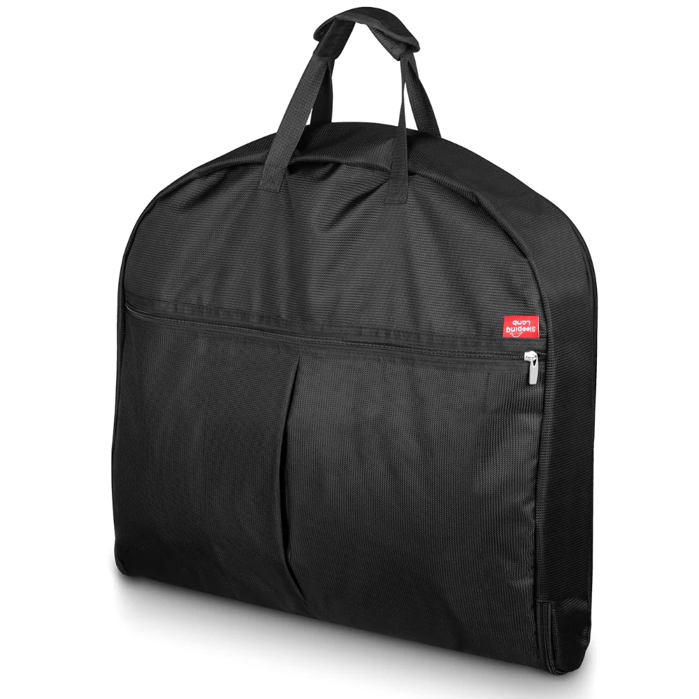Sleeping Lamb Heavy Duty Oxford Suit Bag, Black