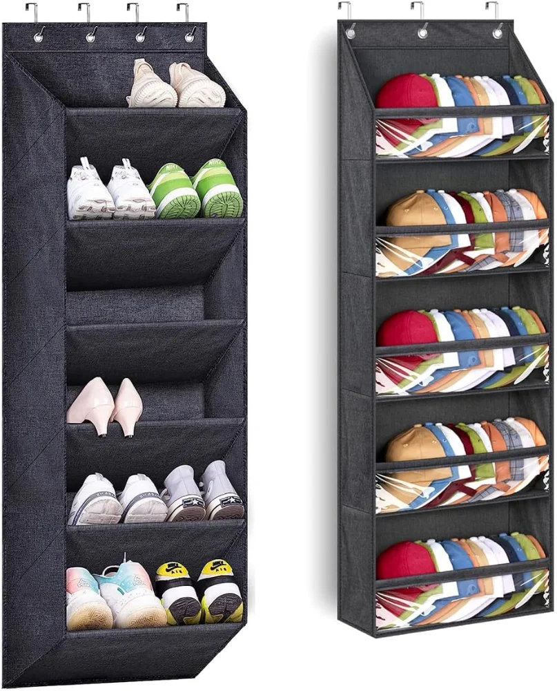 Sleeping Lamb set: Over-the-door shoe rack + over door hat racks