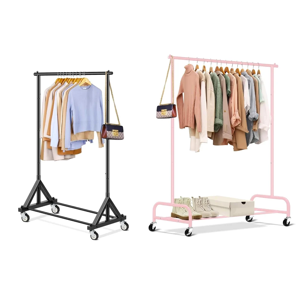 Sleeping Lamb set: Two 43-inch heavy duty clothes racks